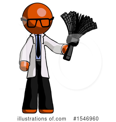 Royalty-Free (RF) Orange Design Mascot Clipart Illustration by Leo Blanchette - Stock Sample #1546960
