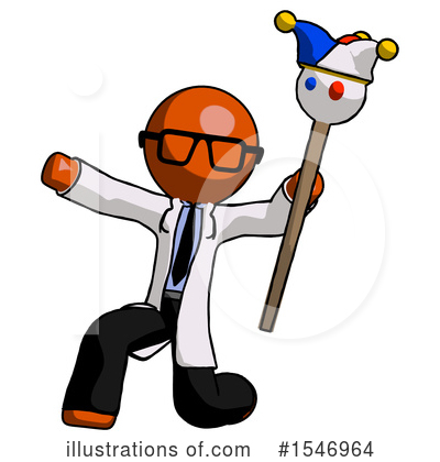 Royalty-Free (RF) Orange Design Mascot Clipart Illustration by Leo Blanchette - Stock Sample #1546964