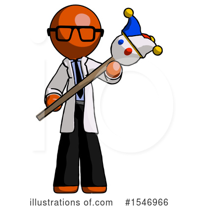 Royalty-Free (RF) Orange Design Mascot Clipart Illustration by Leo Blanchette - Stock Sample #1546966