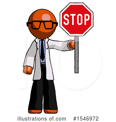 Stop Sign Clipart #1546972 by Leo Blanchette