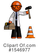 Orange Design Mascot Clipart #1546977 by Leo Blanchette