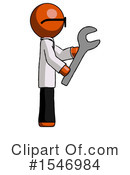Orange Design Mascot Clipart #1546984 by Leo Blanchette