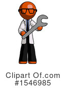 Orange Design Mascot Clipart #1546985 by Leo Blanchette