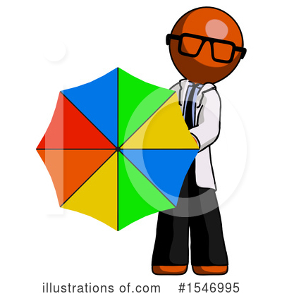Royalty-Free (RF) Orange Design Mascot Clipart Illustration by Leo Blanchette - Stock Sample #1546995