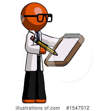 Royalty-Free (RF) Orange Design Mascot Clipart Illustration by Leo Blanchette - Stock Sample #1547012