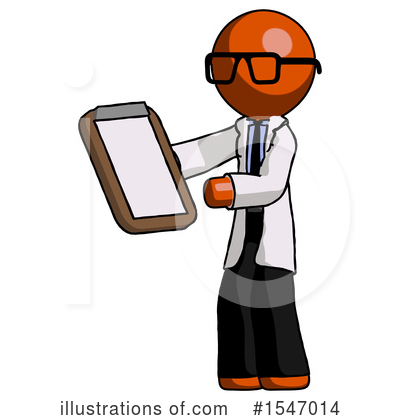 Royalty-Free (RF) Orange Design Mascot Clipart Illustration by Leo Blanchette - Stock Sample #1547014