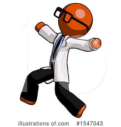 Royalty-Free (RF) Orange Design Mascot Clipart Illustration by Leo Blanchette - Stock Sample #1547043