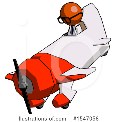 Royalty-Free (RF) Orange Design Mascot Clipart Illustration by Leo Blanchette - Stock Sample #1547056