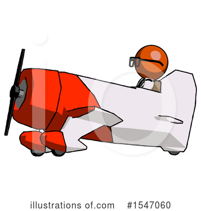 Royalty-Free (RF) Orange Design Mascot Clipart Illustration by Leo Blanchette - Stock Sample #1547060