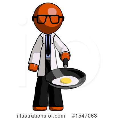 Royalty-Free (RF) Orange Design Mascot Clipart Illustration by Leo Blanchette - Stock Sample #1547063