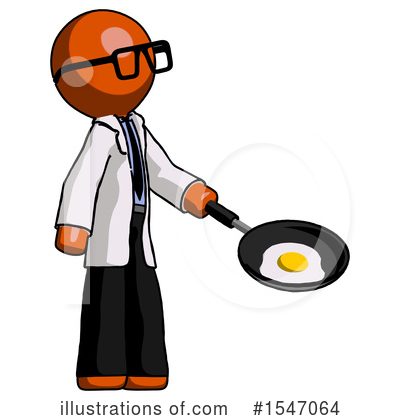 Royalty-Free (RF) Orange Design Mascot Clipart Illustration by Leo Blanchette - Stock Sample #1547064