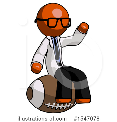 Football Clipart #1547078 by Leo Blanchette