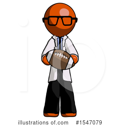 Football Clipart #1547079 by Leo Blanchette
