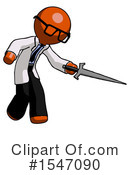 Orange Design Mascot Clipart #1547090 by Leo Blanchette