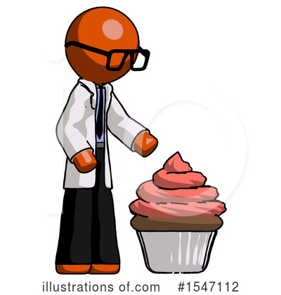 Royalty-Free (RF) Orange Design Mascot Clipart Illustration by Leo Blanchette - Stock Sample #1547112