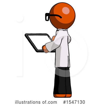 Royalty-Free (RF) Orange Design Mascot Clipart Illustration by Leo Blanchette - Stock Sample #1547130