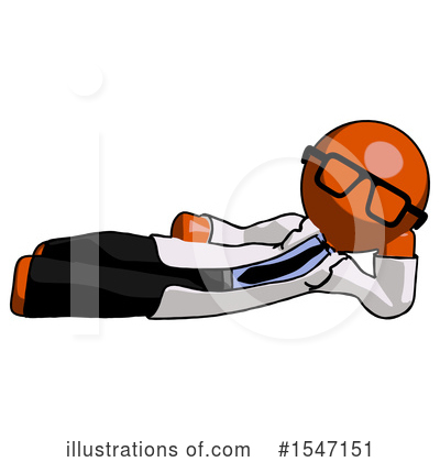 Royalty-Free (RF) Orange Design Mascot Clipart Illustration by Leo Blanchette - Stock Sample #1547151