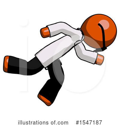 Royalty-Free (RF) Orange Design Mascot Clipart Illustration by Leo Blanchette - Stock Sample #1547187