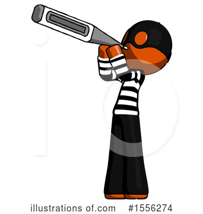 Royalty-Free (RF) Orange Design Mascot Clipart Illustration by Leo Blanchette - Stock Sample #1556274