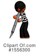 Orange Design Mascot Clipart #1556300 by Leo Blanchette
