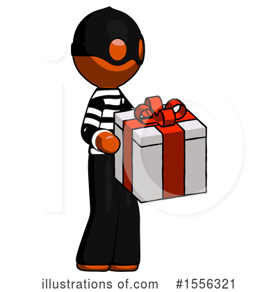 Royalty-Free (RF) Orange Design Mascot Clipart Illustration by Leo Blanchette - Stock Sample #1556321