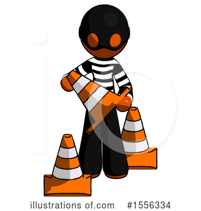 Royalty-Free (RF) Orange Design Mascot Clipart Illustration by Leo Blanchette - Stock Sample #1556334