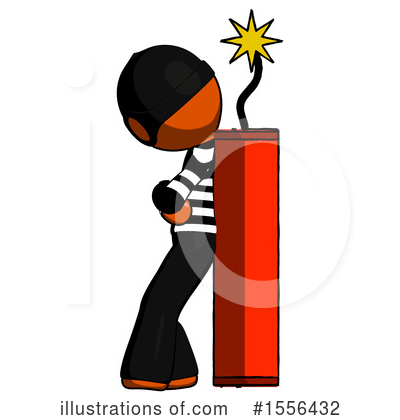 Royalty-Free (RF) Orange Design Mascot Clipart Illustration by Leo Blanchette - Stock Sample #1556432