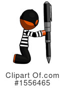 Orange Design Mascot Clipart #1556465 by Leo Blanchette