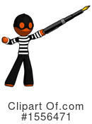 Orange Design Mascot Clipart #1556471 by Leo Blanchette