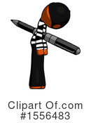 Orange Design Mascot Clipart #1556483 by Leo Blanchette