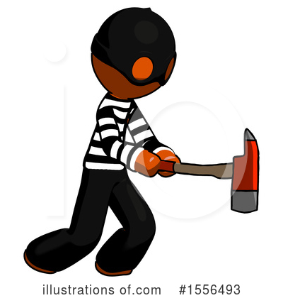 Royalty-Free (RF) Orange Design Mascot Clipart Illustration by Leo Blanchette - Stock Sample #1556493