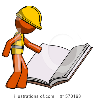 Royalty-Free (RF) Orange Design Mascot Clipart Illustration by Leo Blanchette - Stock Sample #1570163