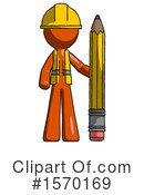 Orange Design Mascot Clipart #1570169 by Leo Blanchette