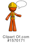 Orange Design Mascot Clipart #1570171 by Leo Blanchette