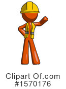 Orange Design Mascot Clipart #1570176 by Leo Blanchette