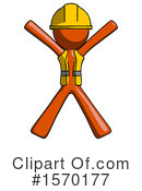 Orange Design Mascot Clipart #1570177 by Leo Blanchette