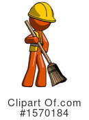 Orange Design Mascot Clipart #1570184 by Leo Blanchette