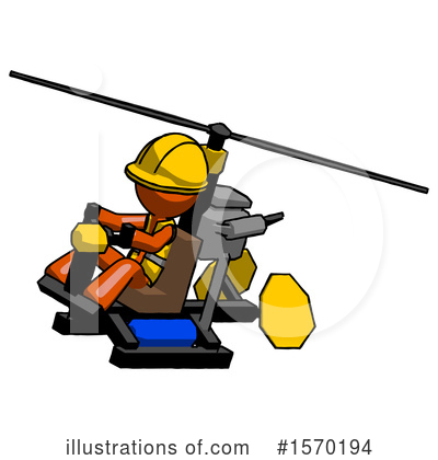 Royalty-Free (RF) Orange Design Mascot Clipart Illustration by Leo Blanchette - Stock Sample #1570194