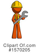 Orange Design Mascot Clipart #1570205 by Leo Blanchette