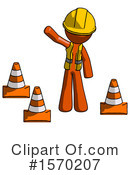Orange Design Mascot Clipart #1570207 by Leo Blanchette