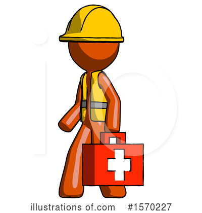 Royalty-Free (RF) Orange Design Mascot Clipart Illustration by Leo Blanchette - Stock Sample #1570227