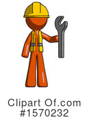 Orange Design Mascot Clipart #1570232 by Leo Blanchette