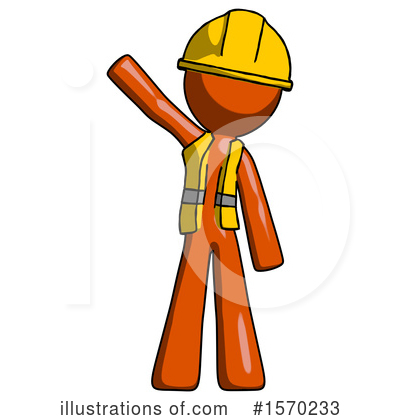 Royalty-Free (RF) Orange Design Mascot Clipart Illustration by Leo Blanchette - Stock Sample #1570233