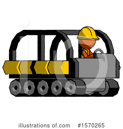 Royalty-Free (RF) Orange Design Mascot Clipart Illustration by Leo Blanchette - Stock Sample #1570265