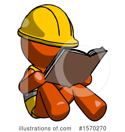 Royalty-Free (RF) Orange Design Mascot Clipart Illustration by Leo Blanchette - Stock Sample #1570270