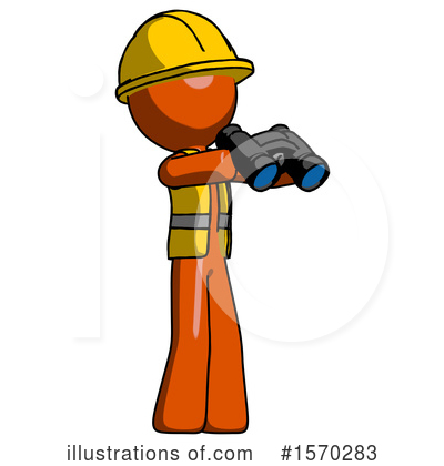 Royalty-Free (RF) Orange Design Mascot Clipart Illustration by Leo Blanchette - Stock Sample #1570283