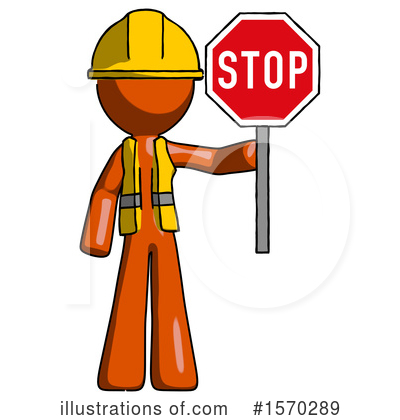 Stop Sign Clipart #1570289 by Leo Blanchette