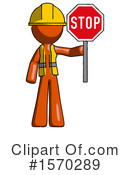 Orange Design Mascot Clipart #1570289 by Leo Blanchette