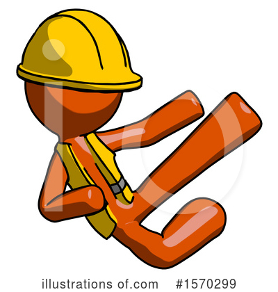 Royalty-Free (RF) Orange Design Mascot Clipart Illustration by Leo Blanchette - Stock Sample #1570299