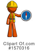 Orange Design Mascot Clipart #1570316 by Leo Blanchette